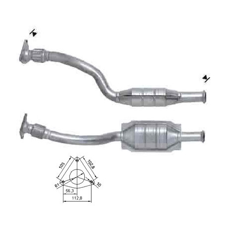DPF, catalizator model sprecific Catalizator Magnaflow pentru RENAULT | race-shop.ro
