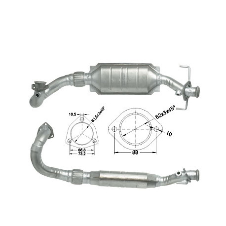 DPF, catalizator model sprecific Catalizator Magnaflow pentru SAAB | race-shop.ro