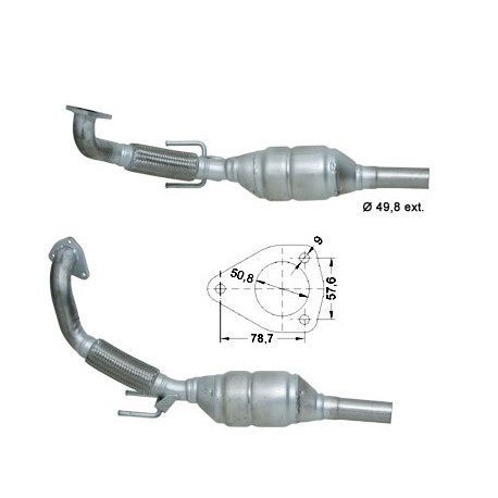 DPF, catalizator model sprecific Catalizator Magnaflow pentru SEAT VOLKSWAGEN | race-shop.ro