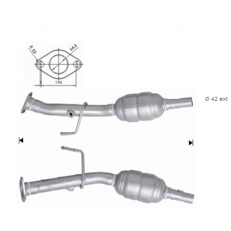 DPF, catalizator model sprecific Catalizator Magnaflow pentru SMART | race-shop.ro