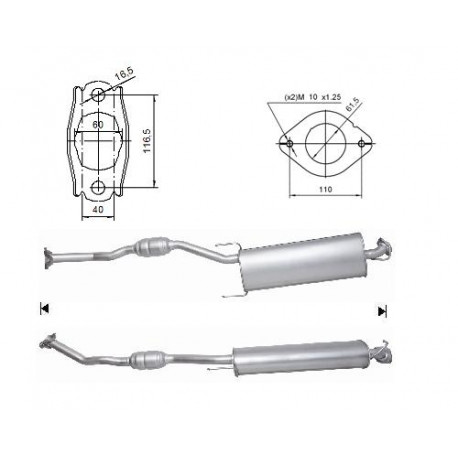DPF, catalizator model sprecific Catalizator Magnaflow pentru TOYOTA | race-shop.ro