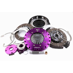 KNI23683-2A Xtreme Performance 230mm Sprung hub Organic Twin Plate Clutch Kit Incl Flywheel & CSC 1000Nm