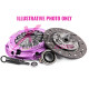 Ambreiaj, volantă Xtreme KHN19001-1A Clutch Kit Xtreme Performance Heavy Duty Organic 420kg (30%) | race-shop.ro