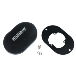 RAMAIR domed carb air filter with baseplate to fit Pierburg 2E2, 2E3, 2E-E
