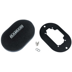 RAMAIR domed carb air filter with baseplate to fit Weber 32/36 DGV/DGEV, 38 DGAS/DGMS