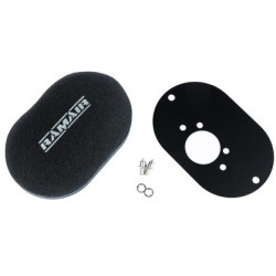 RAMAIR domed carb air filter with baseplate to fit SU HIF6, HIF44 1.7in
