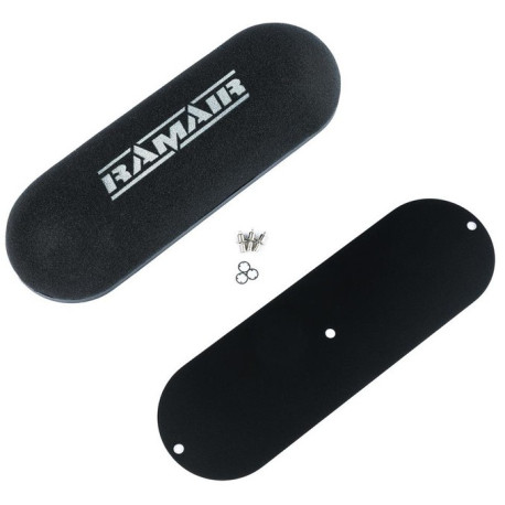 Filtru carburator RAMAIR twin domed carb air filter with blank baseplate | race-shop.ro