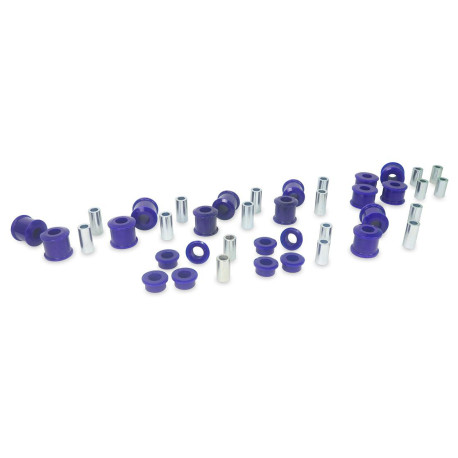 SuperPro SuperPro Front & Rear Radius Arms & Panhard Rods Bush Kit for Toyota Land Cruiser 80 Series, 105 Series 1990-2007 (KIT058K) | race-shop.ro
