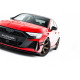 Body kit și tuning vizual Street Pro spoiler prelungire bara fata Audi RS3 Sedan 8Y Facelift (negru) | race-shop.ro