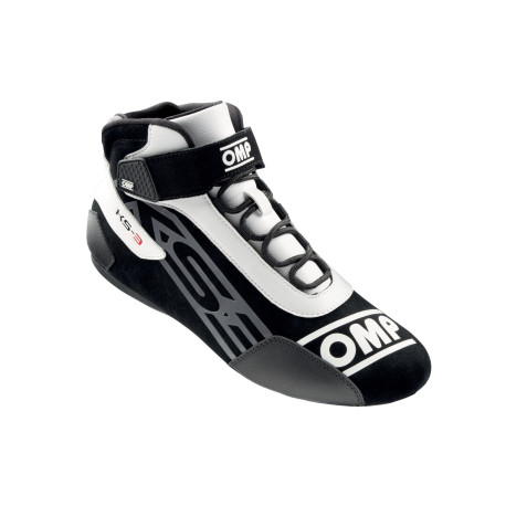 Încălțăminte Încălțăminte de karting OMP KS-3, negru/alb | race-shop.ro