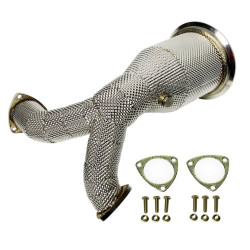 Downpipe cu scut termic pentruAudi A7 C8 55TFSI, EA839 motor, 2018+
