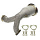 Down pipe, dump pipe Downpipe cu scut termic pentruAudi A6 C8 55TFSI, EA839 motor, 2018+ | race-shop.ro