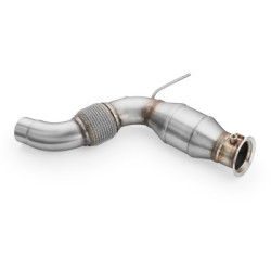 Downpipe BMW F26 X4 30dx, 35dx N57N, N57Z cu amortizor de zgomot