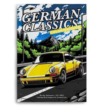 Promoționale și cadouri Revoke "German Classics" colouring book - German cars | race-shop.ro