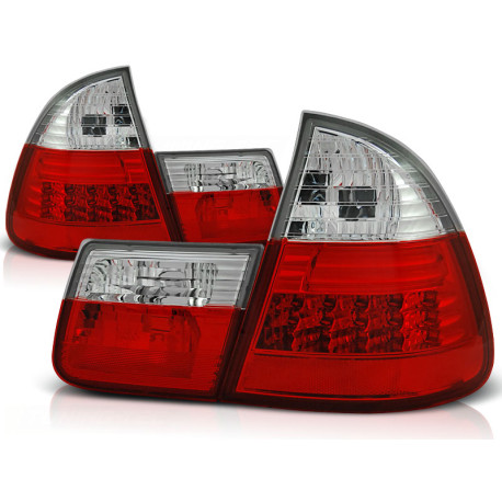 Iluminare auto LED Stopuri ROȘU-ALB pentru BMW E46 99-05 TOURING | race-shop.ro