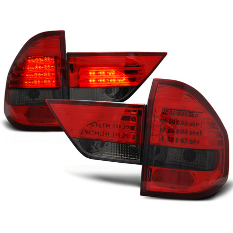 Iluminare auto Stopuri led roșu fumuriu pentru BMW X3 E83 01.04-06 | race-shop.ro