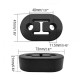 Universale Silicone exhaust hanger 73x48x20mm, 11mm | race-shop.ro