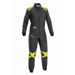 Combinezon FIA OMP ONE EVO Air, gri/galben fluo