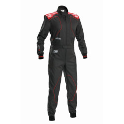 Combinezon de karting OMP KS-4 my2026, negru/roșu