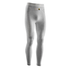 Pantaloni FIA de lenjerie OMP Tecnica Evo, argintiu/alb