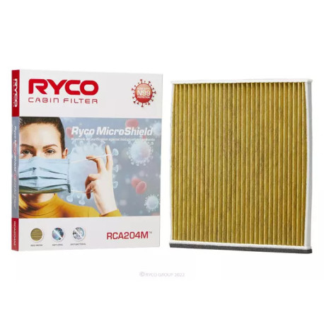 Filtre cabină RYCO cabin filter with high filtration efficiency RCA204M | race-shop.ro