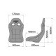 Scaune sport cu omologare FIA FIA sport seat BRIDE ZIEG IV, wide gradation logo | race-shop.ro