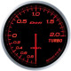 DEFI 52mm DEFI ADVANCE gauge, boost pressure 0 - 2 BAR, amber red | race-shop.ro