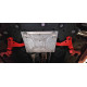 Bară rigidizare Inferior față Bară de rigidizare Toyota GR Yaris GR Four | race-shop.ro