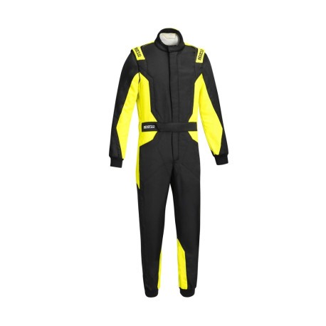 Combinezoane FIA race suit Sparco SPRINT S ADVANCED, black/fluo yellow | race-shop.ro