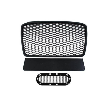 Bazár Gril Audi A4 B7 RS-Style Negru 04-08 DETERIORAT | race-shop.ro