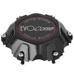 Hubcap (C70) Dakar 6×139.7, with fixing hooks and EVO Corse matt black badge (L32) ø70