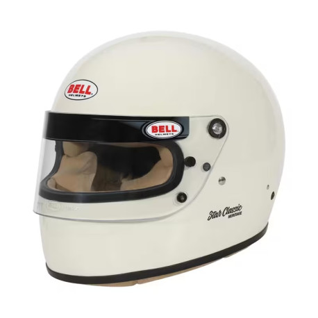 Căști inchise Cască BELL STAR CLASSIC VINTAGE, alb | race-shop.ro