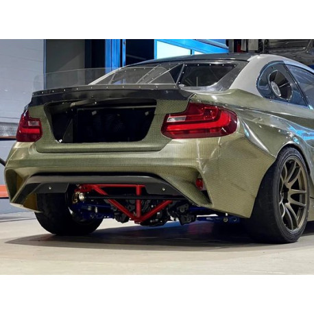 Body kit și tuning vizual HGK eleron spate pentru BMW F22, Lexan | race-shop.ro