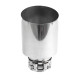 Ornament cu o ieșire Ornament tobă evacuare RACES INOX 101mm, intrare 76mm - lucios | race-shop.ro