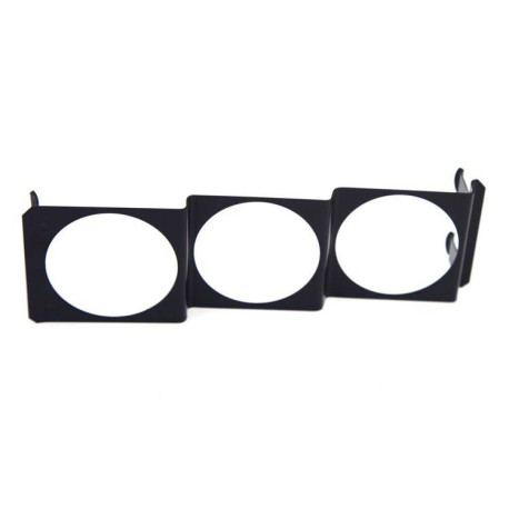 Console ceasuri universale Suport 3 ceasuri indicatoare de 52mm locul de instalare la radio 1 DIN | race-shop.ro