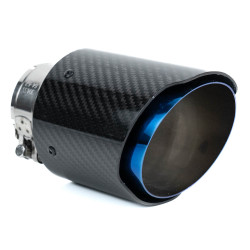 Ornament tobă RACES CARBON 101mm, intrare 51mm - Lustruit