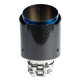 Ornament cu o ieșire Ornament tobă RACES CARBON 114mm, intrare 76mm - Lustruit | race-shop.ro