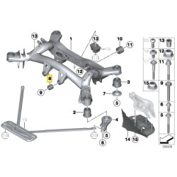 IRP Differential aluminium bushings BMW F2X, F3X (not M models)