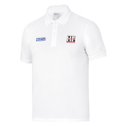 Tricou Polo Spacro LANCIA HF Squadra Corse Lunetta, alb