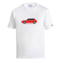 Tricou LANCIA HF DELTA INTEGRALE Spacro, alb/roșu