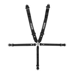 Centuri de siguranță sport în 5 puncte SPARCO CLUB H-4R 3" (76mm), negru