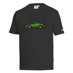 Tricou LANCIA STRATOS HR GR4, negru