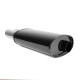 Ieșire dublă Muffler RACES 64, inlet 2,5" (63mm) SS304 | race-shop.ro