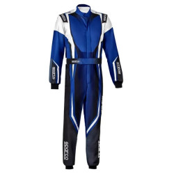 Costum de curse FIA Sparco PRIME-K ADVANCED, negru/albastru