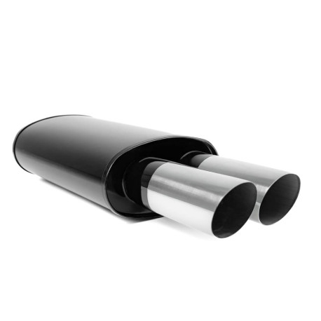 Ieșire dublă Tobă de eșapament RACES 67, admisie 2" (51mm) SS201 | race-shop.ro