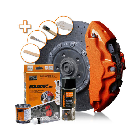 Vopsea etrieri Foliatec vopsea etrieri roșie - kit, cosmic orange metallic | race-shop.ro