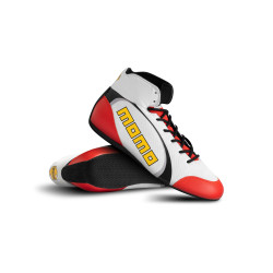 MOMO SPEED PRO FIA racing shoes, white/red