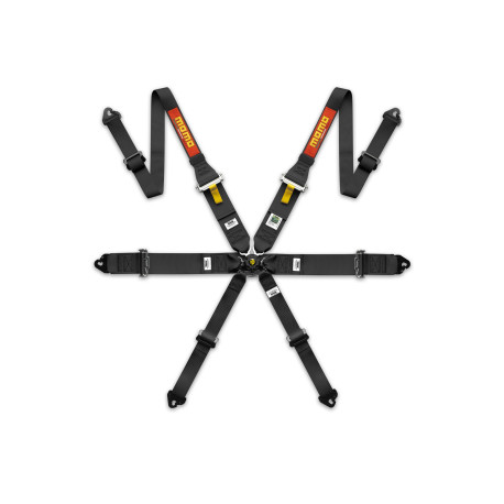 Centuri de siguranță și accesorii MOMO PRO DRIVER FIA 6P 2”/3” FHR racing safety harnesses, black | race-shop.ro