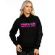 Motec HALFTECH "CLASSIC" hoodie, black/pink | race-shop.ro