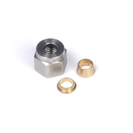 Haltech Haltech 1/4" Nut and Brass Ferrule Only | race-shop.ro